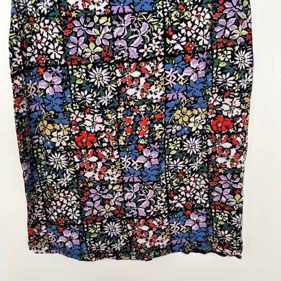 Urban Outfitters Dress Small Bodycon Mini Tank Floral Colorful Justine 90s Boho - Picture 5 of 8